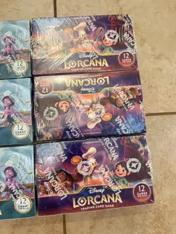 Lorcana Booster Box Bundle Sealed New Lot of 9 Disney Mickey Mouse Stitch - Image 4