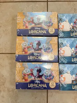 Lorcana Booster Box Bundle Sealed New Lot of 9 Disney Mickey Mouse Stitch - Image 5