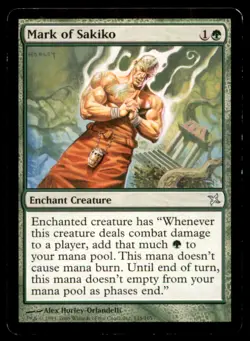 Mark of Sakiko LP Light Play Betrayers of Kamigawa MTG [5729] - Image 1