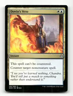 Dovin's Veto War of the Spark #193 Magic the Gathering - Image 1
