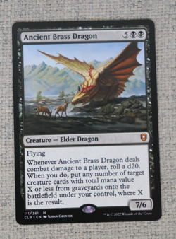 MTG Ancient Brass Dragon - 111 / English / Near Mint - Image 1