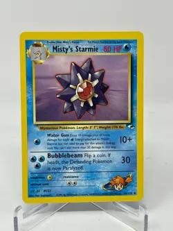Pokemon Gym Heroes Misty's Starmie 56/132 Regular Pack Fresh - Image 1