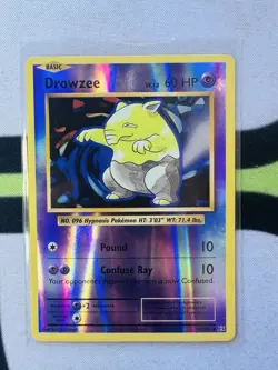 Pokemon Card Drowzee 49/108 Evolutions Reverse Holo Near Mint - Image 1