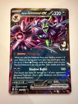Pokemon Marnies Grimmsnarl ex 136/182 - Scarlet & Violet: Destined Rivals - Image 1