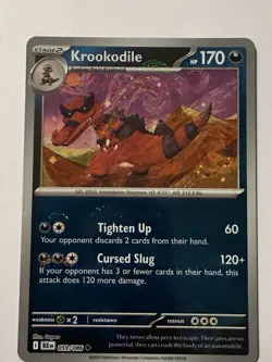 Pokemon Krookodile 059/086 Pokeball Reverse Holo - Black Bolt S&V - Image 1
