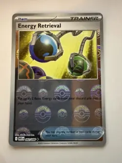 Energy Retrieval - Pokeball Card : SV-10.5 White Flare - Pokemon TCG - 082/086 - Image 1