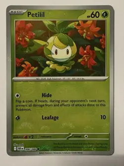 006/086 Petilil Pokeball Reverse Holo Pokemon TCG Black Bolt - Image 1