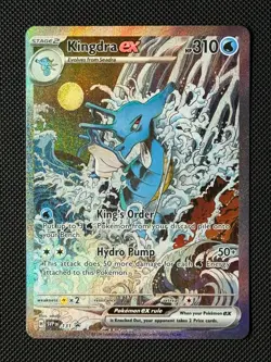 Pokemon Cards Kingdra ex SVP 131 Scarlet & Violet Promo - Image 1