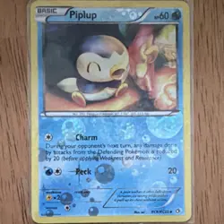 2013 POKEMON B&W LEGEND TREASURES RADIANT COLLECTION #RC6 PIPLUP - Image 1