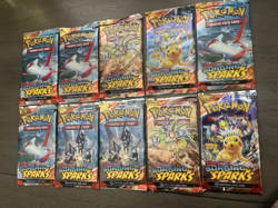 Pokemon TCG Scarlet & Violet Surging Sparks Booster Pack Lot (10) New & Sealed - Image 4