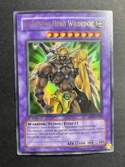 Yu-Gi-Oh! TCG Konami Elemental Hero Wildedge EEN-EN035 Ultra Rare Holo 1st Ed - Image 1