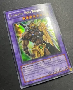 Yu-Gi-Oh! TCG Konami Elemental Hero Wildedge EEN-EN035 Ultra Rare Holo 1st Ed - Image 2