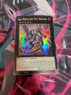 YUGIOH - ARC REBELLION XYZ DRAGON - SUPER RARE - MP21 - NM - 1ST ED - Image 1