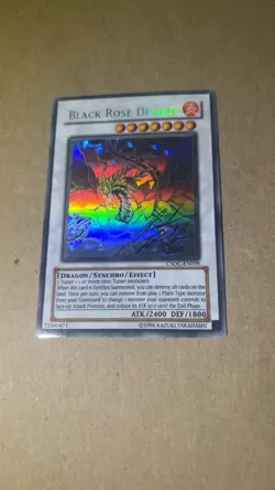 Yugioh Black Rose Dragon Ghost Rare CSOC-EN039 Signed By Amanda LaPalme - Image 1