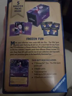 Disney LORCANA trading Card game Gift Box With 5 Booster Packs Inside - Image 2