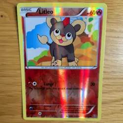 LITLEO 22/114 POKEMON CARD (XY STEAM SEIGE SET) REVERSE HOLO - Image 1