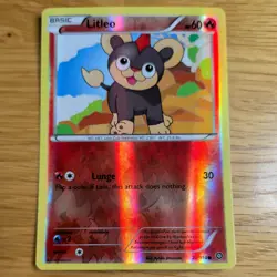LITLEO 22/114 POKEMON CARD (XY STEAM SEIGE SET) REVERSE HOLO - Image 2
