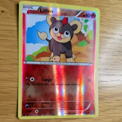 LITLEO 22/114 POKEMON CARD (XY STEAM SEIGE SET) REVERSE HOLO - Image 3