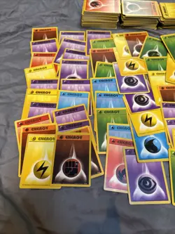 Huge Collection Bulk Lot of 400+ VTG POKEMON Energy Cards Base Set All Pre 2002 - Image 2
