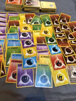 Huge Collection Bulk Lot of 400+ VTG POKEMON Energy Cards Base Set All Pre 2002 - Image 3