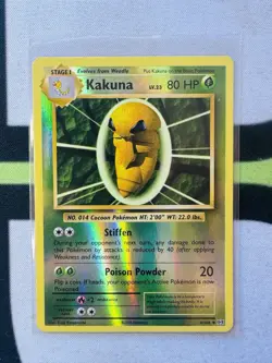 Pokemon Card Kakuna 6/108 XY Evolutions Reverse Holo Rare Near Mint - Image 1