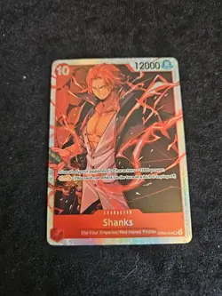 Shanks OP09-004 SR Premium Booster Vol. 2 Foil One Piece Card Game TCG NM/M - Image 1