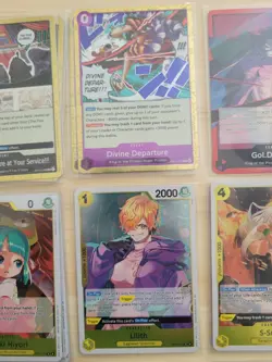 One Piece tcg 41 Cards Bulk Lot Collection Mixed ALL RARES/FOILS - Image 5