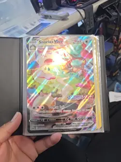 Snorlax VMAX 142/202 Jumbo Cards Holo +binder With 4 Other Jumbo - Image 1