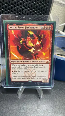 Avatar Roku, Firebender TLE #112 Mythic Regular MTG Non Foil NM - Image 1
