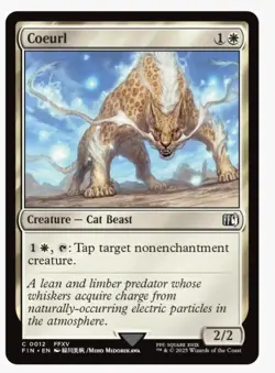 Coeurl | MTG FFXV | Final Fantasy Cat Beast Tapper Pauper EDH | NEW NM+ - Image 1