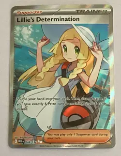 Pokemon Lillie's Determination Me01: Mega Evolution 169/132 Ultra Rare Holo - Image 1