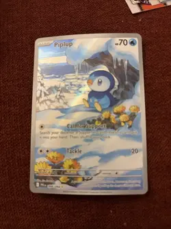 Piplup 98 Phantasmal Flames Illustration Rare Pokemon TCG NM - Image 1