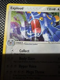 Exploud 3/106 Pokemon 2005 EX Emerald Holo Rare - Image 2