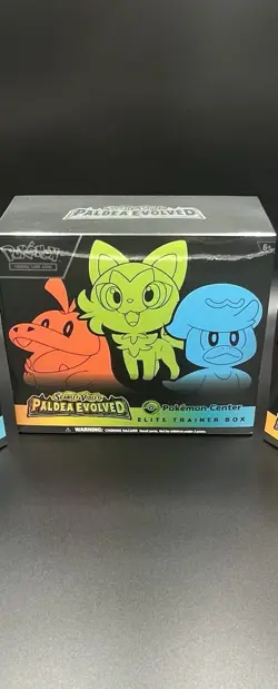 Paldea Evolved Pokemon Center ETB Elite Trainer Box (Exclusive) SEALED 2023 - Image 1
