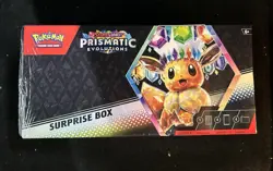 New Pokemon TCG Scarlet & Violet: Prismatic Evolutions Surprise Box 4 Packs - Image 1