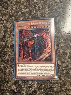 Yugioh Queen of the Blazing Domain - MP25-EN147 - Prismatic Secret Rare - NM - Image 1