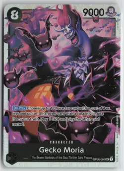 One Piece TCG Gecko Moria SR OP06-086 Wings of the Captain English - Image 1