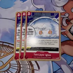 Ten-Layer Igloo Playset - OP10-018 x3 - Royal Blood - One Piece TCG - English - Image 1