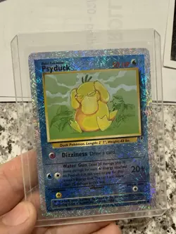 Psyduck Legendary Collection Reverse Holo Card 88/110 CREASED In Middle - Image 1