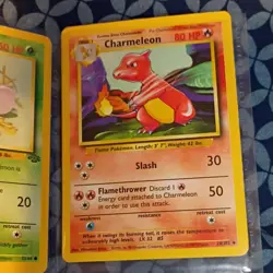 Pokemon TCG Vintage Lot 18 Cards Base Set Jungle Fossil Charmeleon Dratini - Image 3