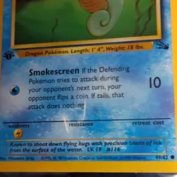 Pokemon TCG Vintage Lot 18 Cards Base Set Jungle Fossil Charmeleon Dratini - Image 5