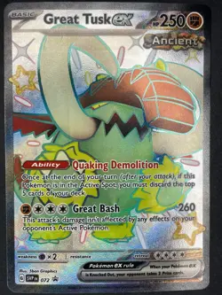 Pokemon SV Paldean Fates Shiny Ultra Rare Choose Your Card Shiny ex Near Mint - Image 1