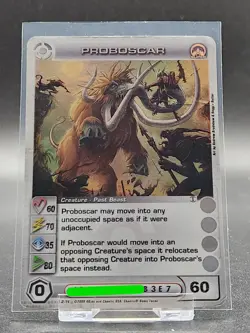 Chaotic Card : (2/5 Max) Proboscar AU First Edition Super Rare Creature Dmg - Image 1