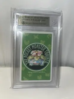 🔥 1996 Pokemon Koffing Green Back Poker Playing Card 7 of Spades - BGS 9.5 - Image 2