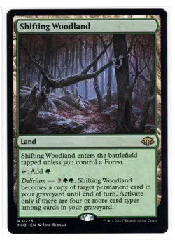MTG Shifting Woodland, Modern Horizons 3 (MH3) Regular Near Mint Magic card - Image 1