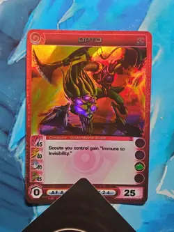 Opto. Dark Print Promo Ripple Foil Holo Rare Chaotic TCG Card NM - Image 1