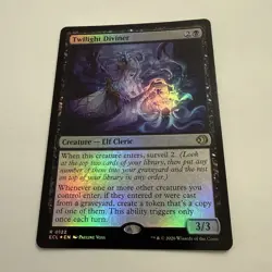 Twilight Diviner FOIL 122 Lorwyn Eclipsed ECL MTG Rare Regular Unplayed Mint NM - Image 2