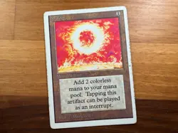 Sol Ring, Unlimited Edition, Magic The Gathering MTG, excellent condition - Image 1