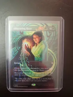 MTG Obscuring Haze (Borderless, Foil) Commander Masters (CMM) #701 - Image 1