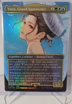 Mtg Yuna Grand Summoner Foil Borderless!! - Image 1
